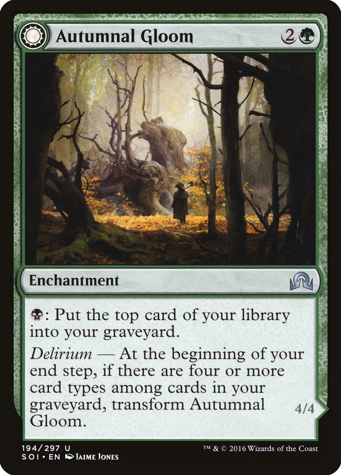Autumnal Gloom // Ancient of the Equinox [Shadows over Innistrad] | Game Master's Emporium (The New GME)
