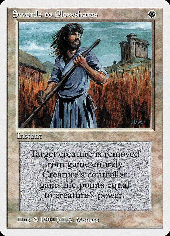 Swords to Plowshares [Summer Magic / Edgar] | Game Master's Emporium (The New GME)