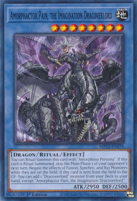 Amorphactor Pain, the Imagination Dracoverlord [MP23-EN278] Common | Game Master's Emporium (The New GME)