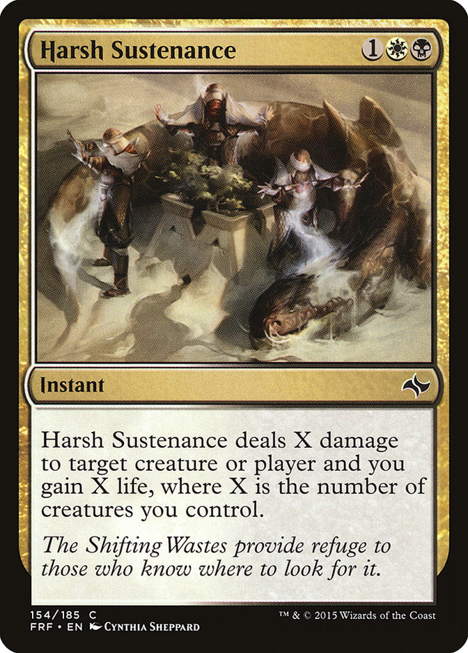 Harsh Sustenance [Fate Reforged] | Game Master's Emporium (The New GME)