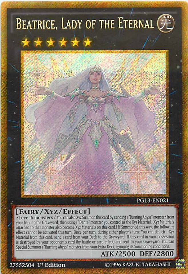 Beatrice, Lady of the Eternal [PGL3-EN021] Gold Secret Rare | Game Master's Emporium (The New GME)