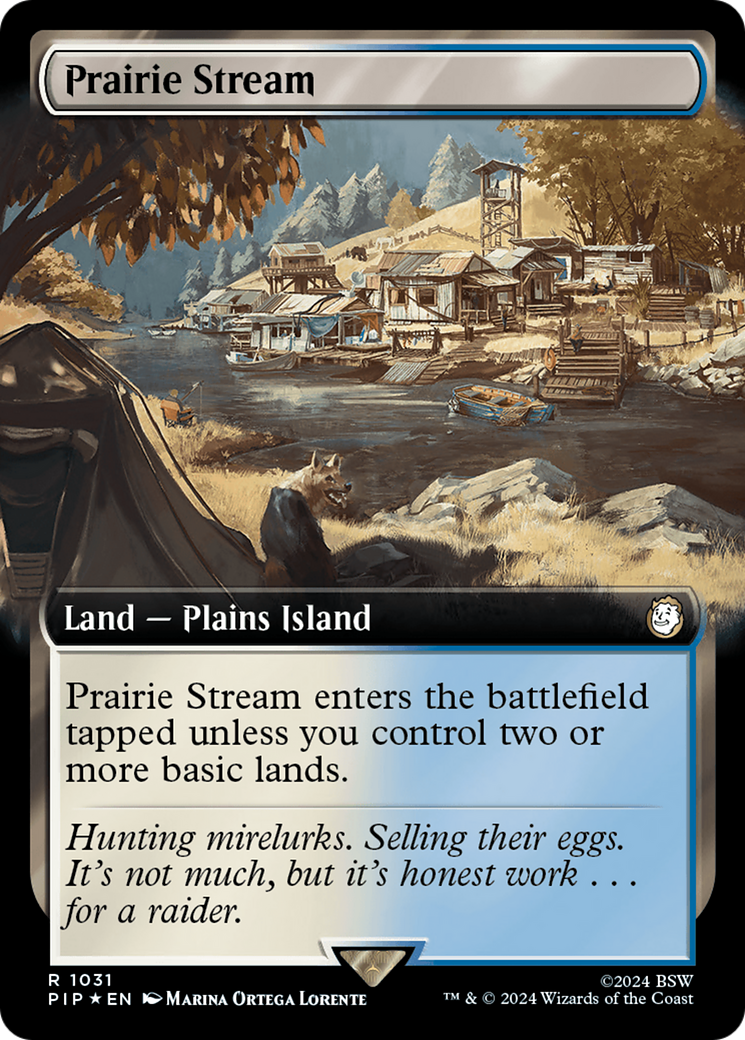 Prairie Stream (Extended Art) (Surge Foil) [Fallout] | Game Master's Emporium (The New GME)