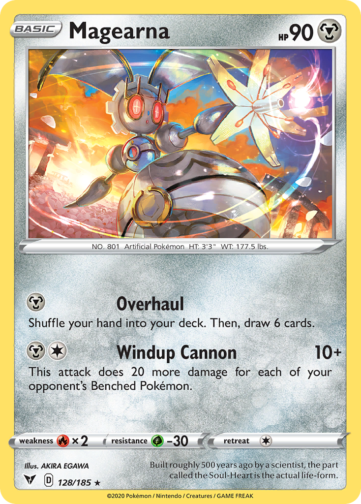 Magearna (128/185) (Theme Deck Exclusive) [Sword & Shield: Vivid Voltage] | Game Master's Emporium (The New GME)