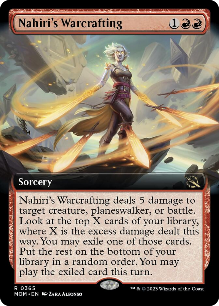 Nahiri's Warcrafting (Extended Art) [March of the Machine] | Game Master's Emporium (The New GME)