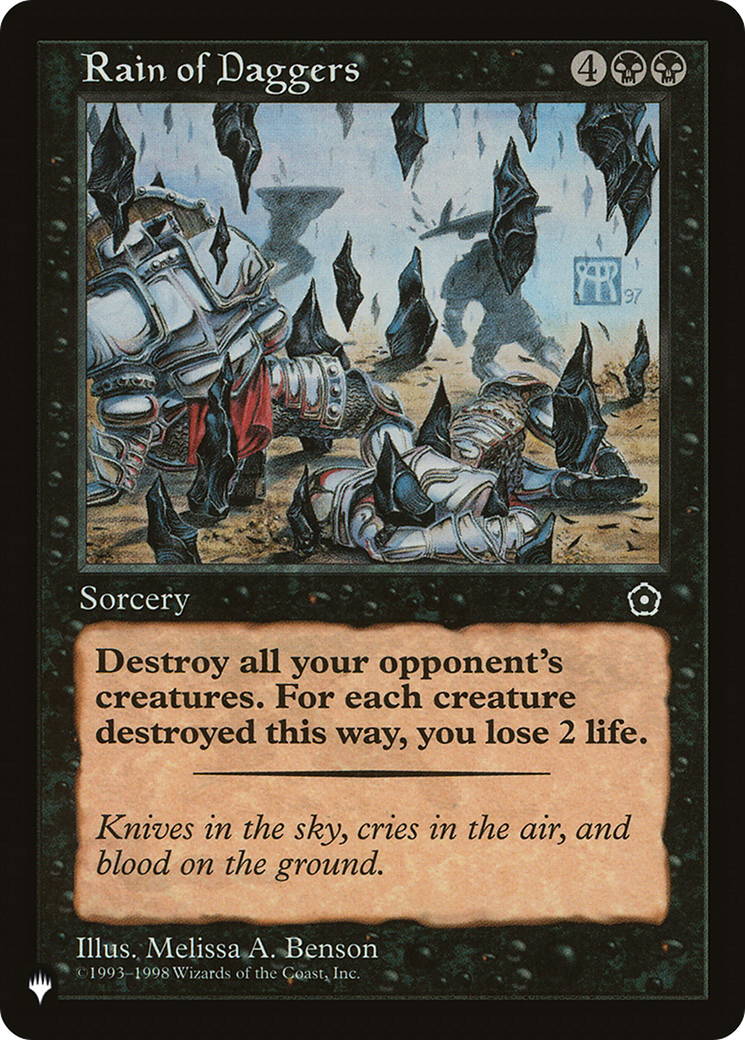 Rain of Daggers [The List] | Game Master's Emporium (The New GME)