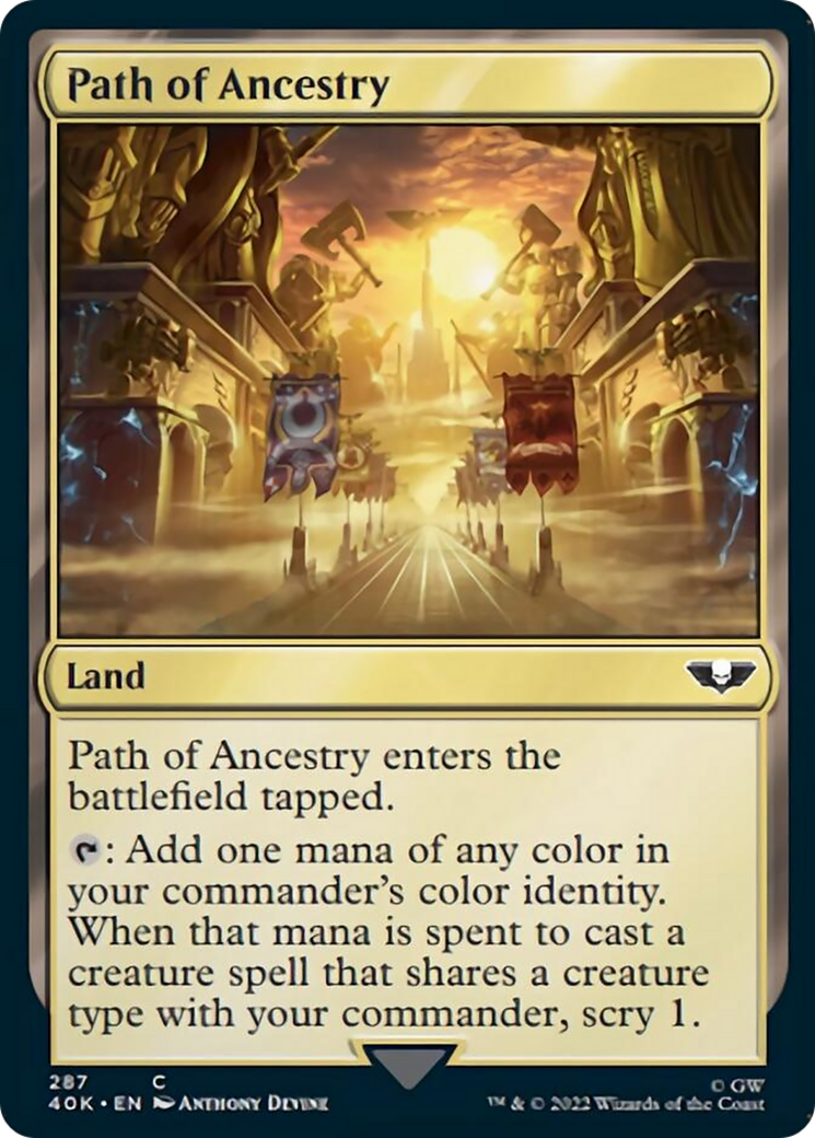 Path of Ancestry (Surge Foil) [Warhammer 40,000] | Game Master's Emporium (The New GME)