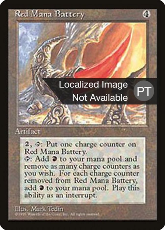 Red Mana Battery [Fourth Edition (Foreign Black Border)] | Game Master's Emporium (The New GME)