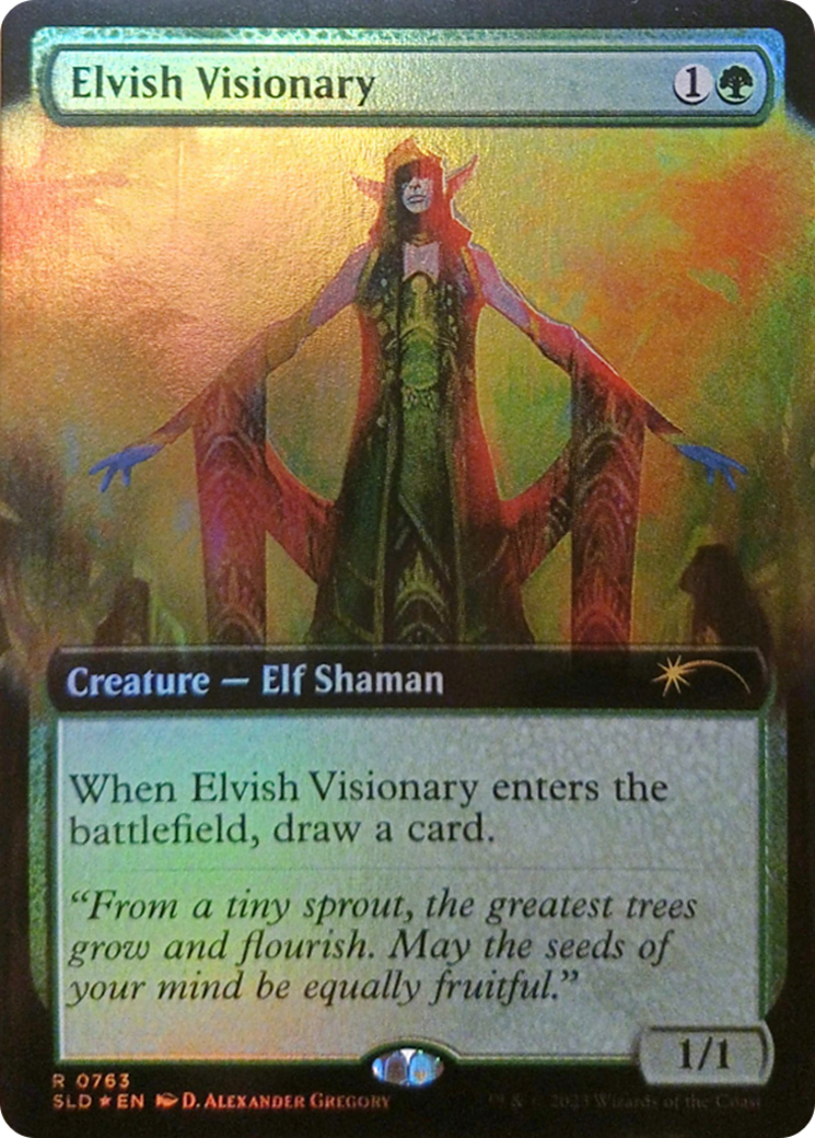 Elvish Visionary (Extended Art) [Secret Lair Drop Series] | Game Master's Emporium (The New GME)