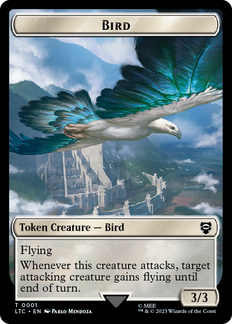 Bird // Food Token [The Lord of the Rings: Tales of Middle-Earth Commander Tokens] | Game Master's Emporium (The New GME)