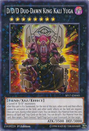 D/D/D Duo-Dawn King Kali Yuga [SP17-EN045] Starfoil Rare | Game Master's Emporium (The New GME)