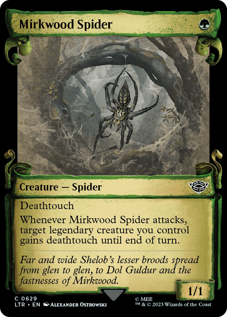 Mirkwood Spider [The Lord of the Rings: Tales of Middle-Earth Showcase Scrolls] | Game Master's Emporium (The New GME)