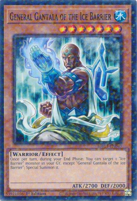 General Gantala of the Ice Barrier (Duel Terminal) [HAC1-EN049] Common | Game Master's Emporium (The New GME)