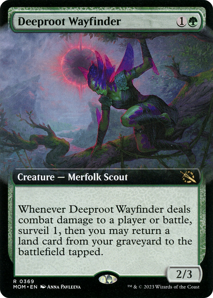 Deeproot Wayfinder (Extended Art) [March of the Machine] | Game Master's Emporium (The New GME)