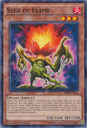 Seed of Flame [BP03-EN052] Shatterfoil Rare | Game Master's Emporium (The New GME)