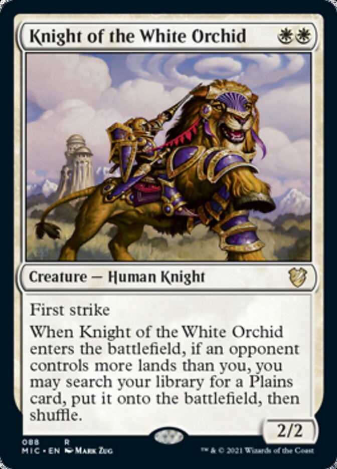 Knight of the White Orchid [Innistrad: Midnight Hunt Commander] | Game Master's Emporium (The New GME)