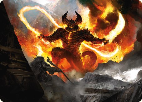 The Balrog, Flame of Udun Art Card [The Lord of the Rings: Tales of Middle-earth Art Series] | Game Master's Emporium (The New GME)