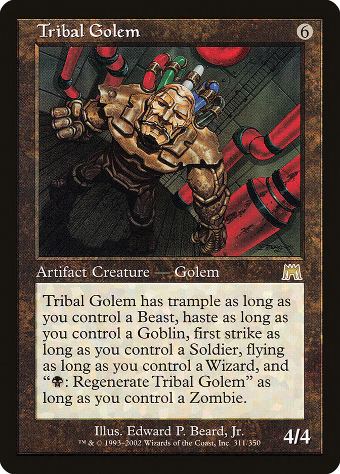 Tribal Golem [Onslaught] | Game Master's Emporium (The New GME)