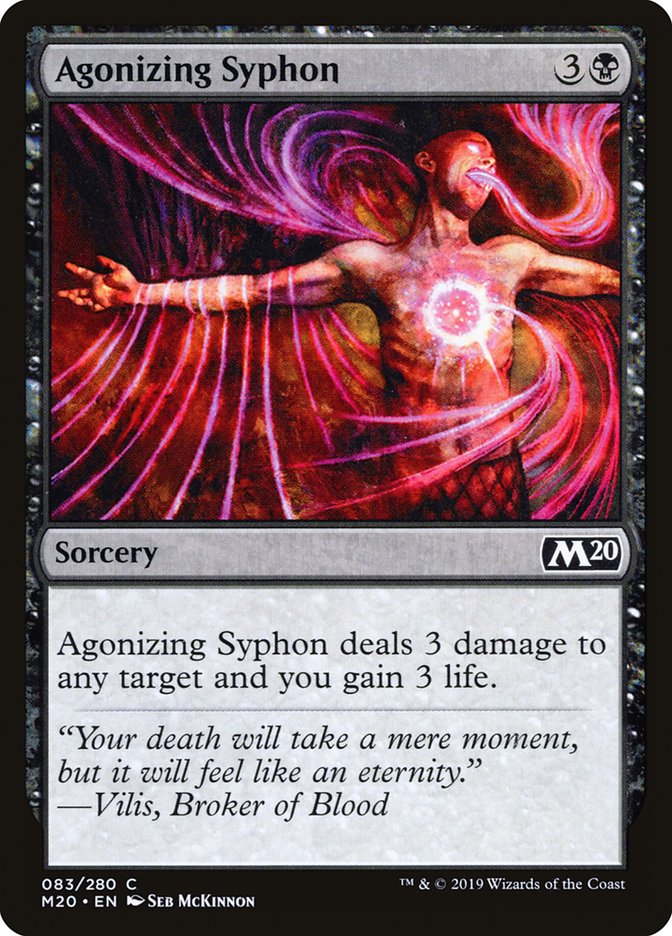 Agonizing Syphon [Core Set 2020] | Game Master's Emporium (The New GME)