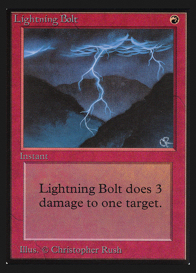 Lightning Bolt [Collectors' Edition] | Game Master's Emporium (The New GME)