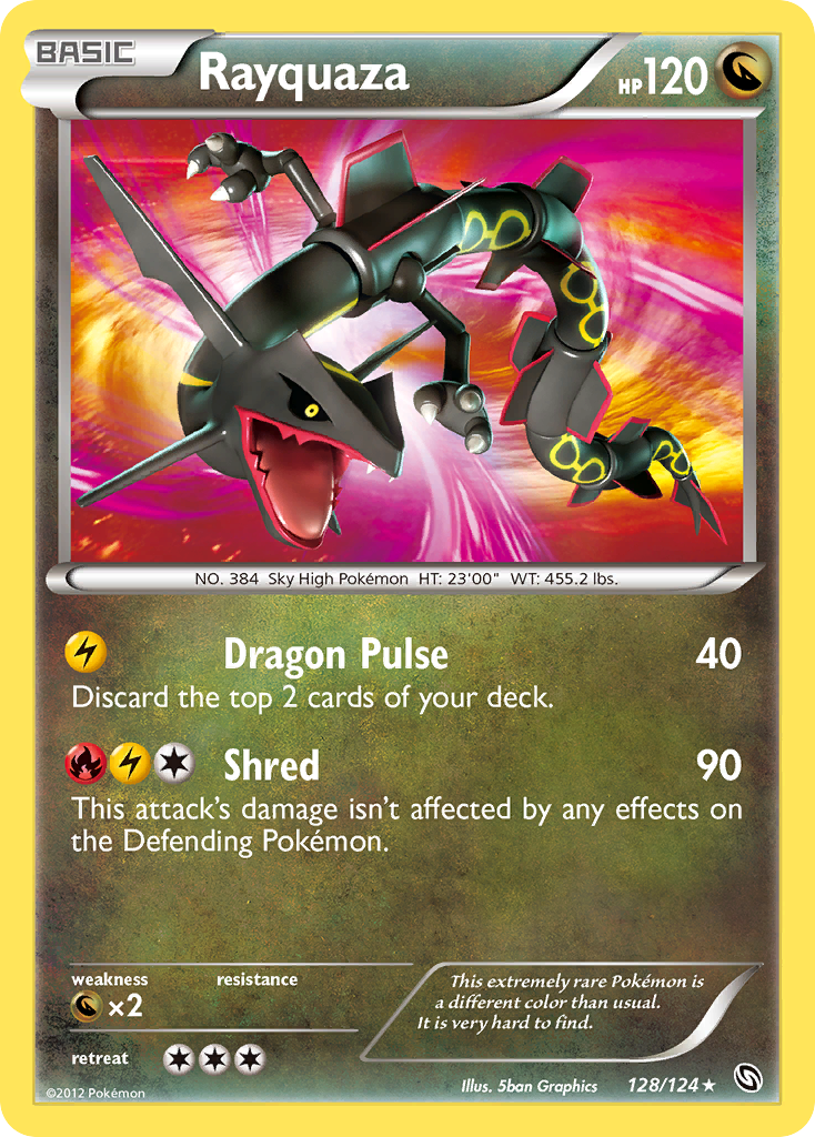 Rayquaza (128/124) [Black & White: Dragons Exalted] | Game Master's Emporium (The New GME)