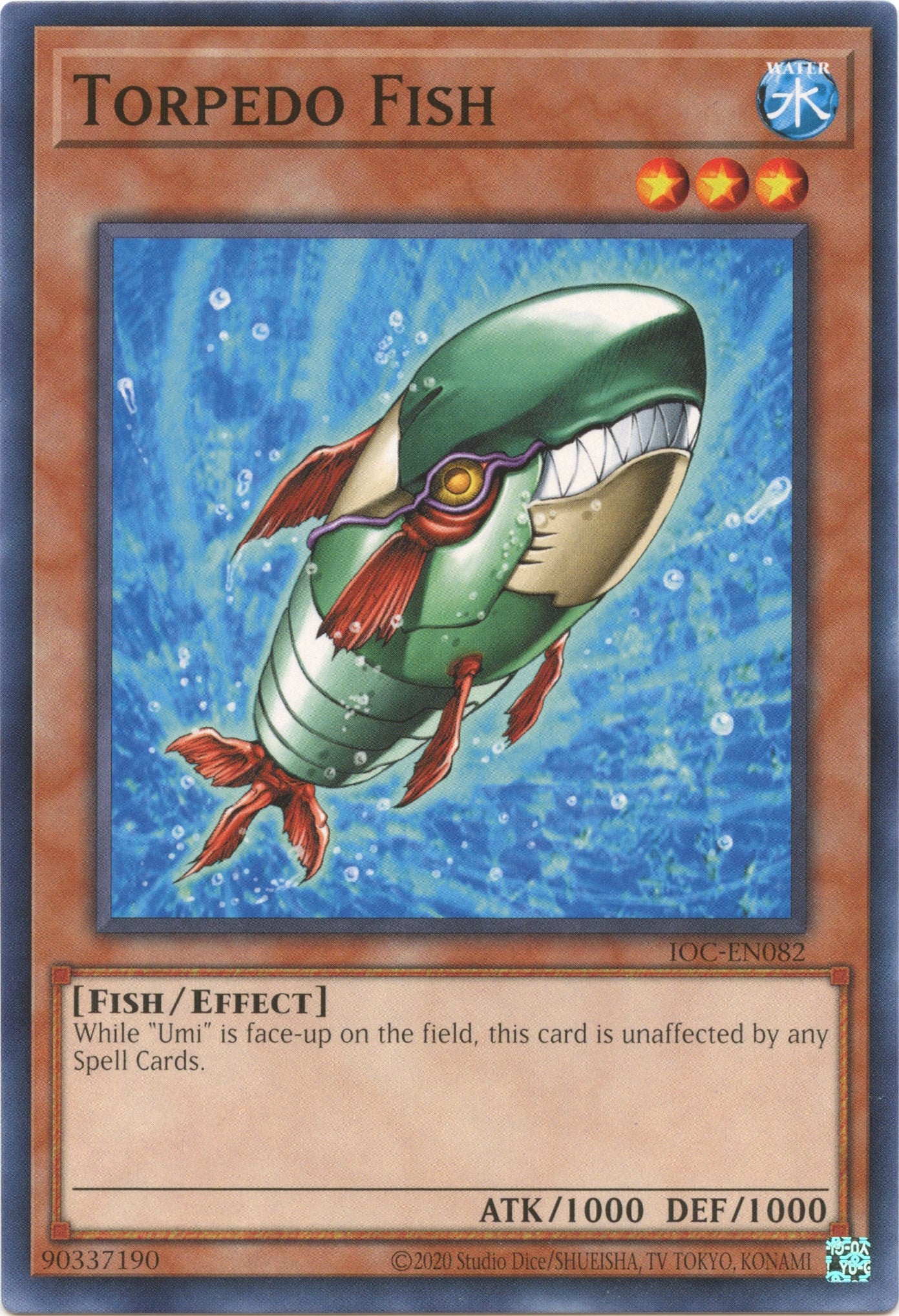 Torpedo Fish (25th Anniversary) [IOC-EN082] Common | Game Master's Emporium (The New GME)