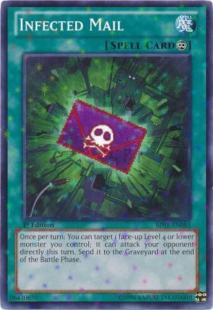 Infected Mail [BP01-EN085] Starfoil Rare | Game Master's Emporium (The New GME)