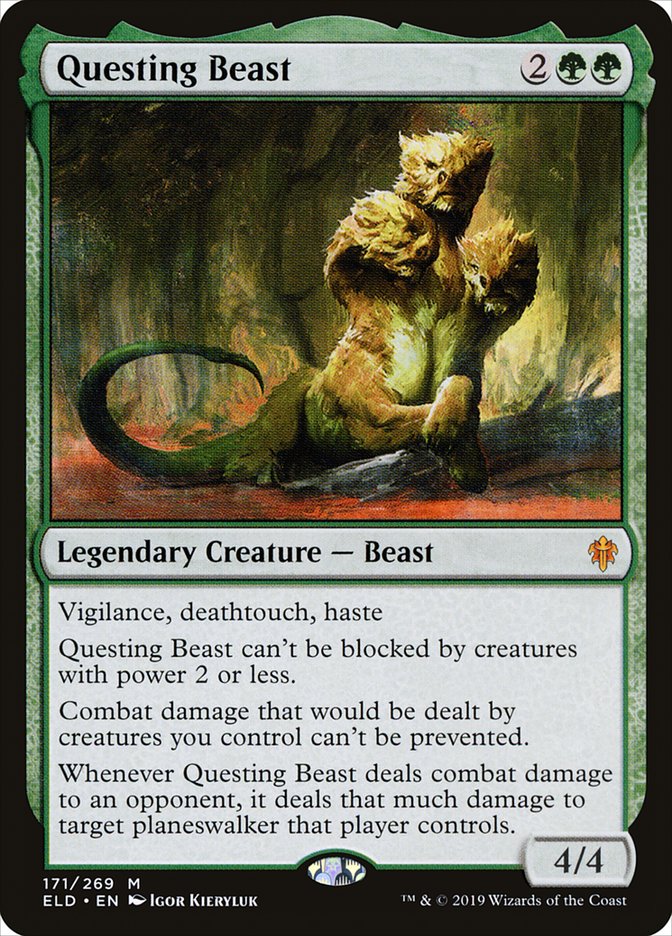 Questing Beast [Throne of Eldraine] | Game Master's Emporium (The New GME)