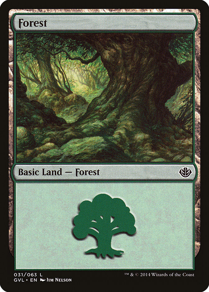 Forest (31) (Garruk vs. Liliana) [Duel Decks Anthology] | Game Master's Emporium (The New GME)