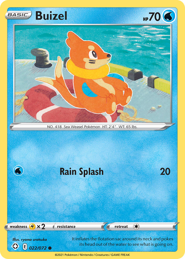 Buizel (022/072) [Sword & Shield: Shining Fates] | Game Master's Emporium (The New GME)