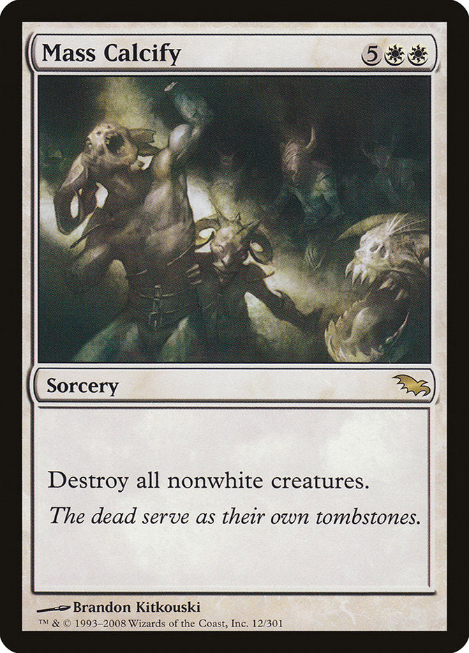 Mass Calcify [Shadowmoor] | Game Master's Emporium (The New GME)