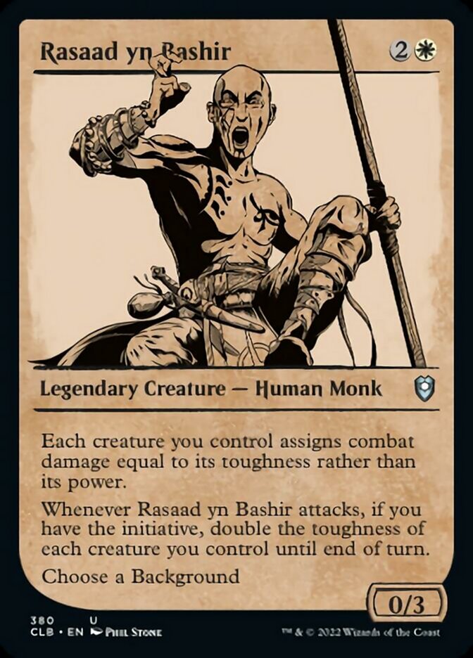 Rasaad yn Bashir (Showcase) [Commander Legends: Battle for Baldur's Gate] | Game Master's Emporium (The New GME)