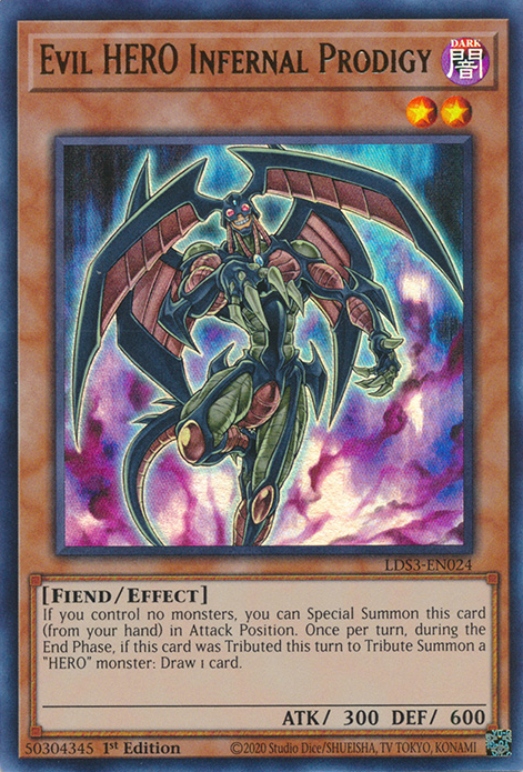 Evil HERO Infernal Prodigy [LDS3-EN024] Ultra Rare | Game Master's Emporium (The New GME)