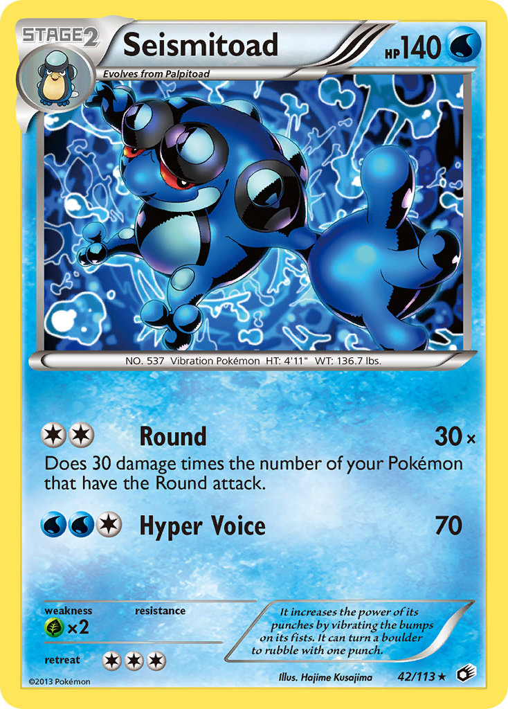 Seismitoad (42/113) [Black & White: Legendary Treasures] | Game Master's Emporium (The New GME)