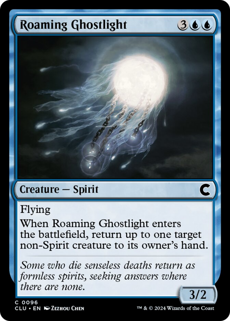 Roaming Ghostlight [Ravnica: Clue Edition] | Game Master's Emporium (The New GME)