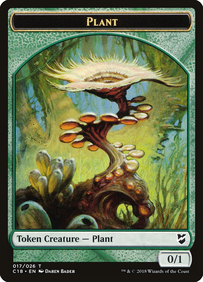 Plant Token [Commander 2018 Tokens] | Game Master's Emporium (The New GME)