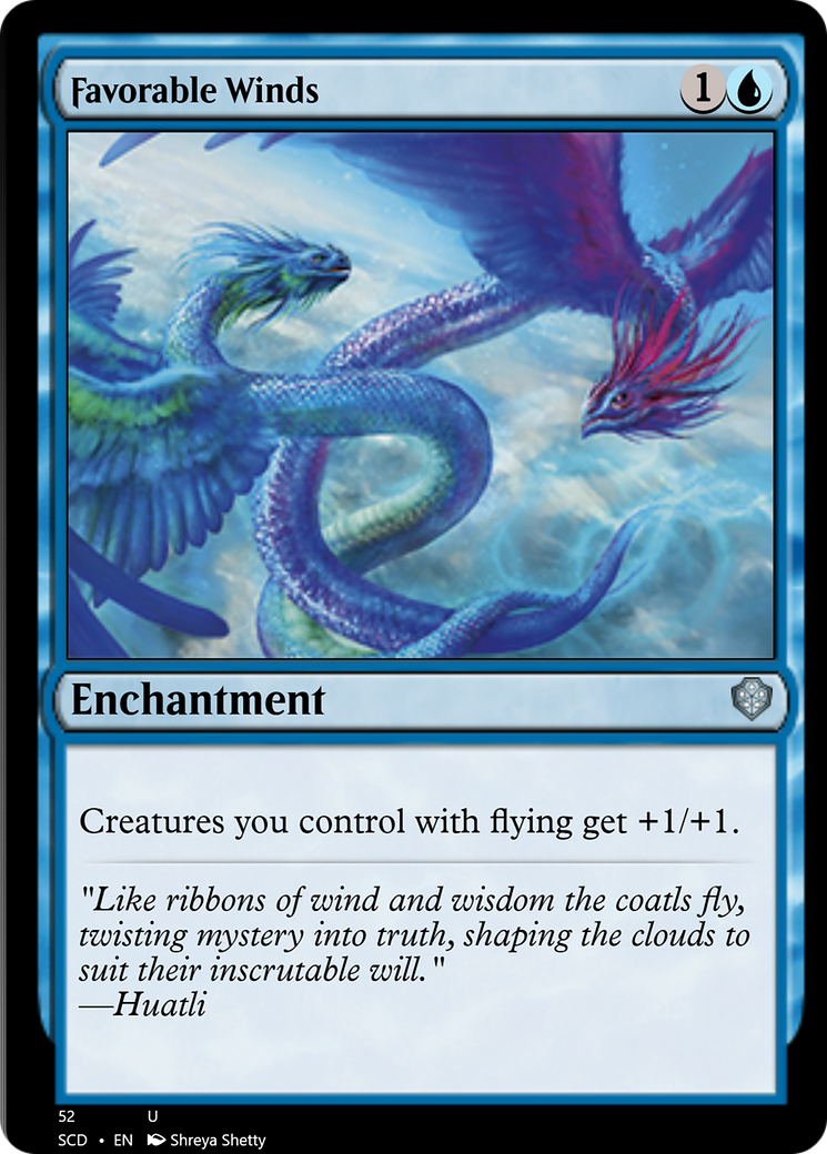 Favorable Winds [Starter Commander Decks] | Game Master's Emporium (The New GME)