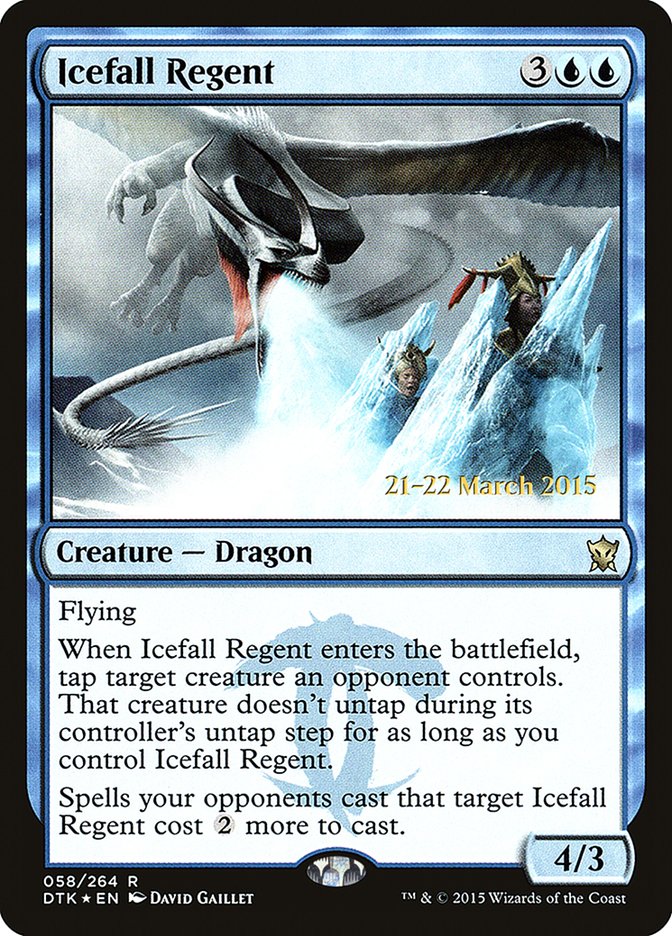 Icefall Regent [Dragons of Tarkir Prerelease Promos] | Game Master's Emporium (The New GME)