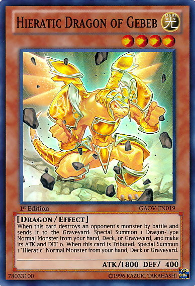 Hieratic Dragon of Gebeb [GAOV-EN019] Super Rare | Game Master's Emporium (The New GME)
