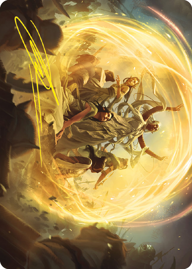 Heroic Intervention Art Card (Gold-Stamped Signature) [The Lord of the Rings: Tales of Middle-earth Art Series] | Game Master's Emporium (The New GME)