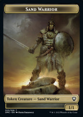 Soldier // Sand Warrior Double-Sided Token [Dominaria United Tokens] | Game Master's Emporium (The New GME)