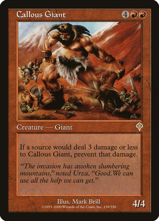 Callous Giant [Invasion] | Game Master's Emporium (The New GME)