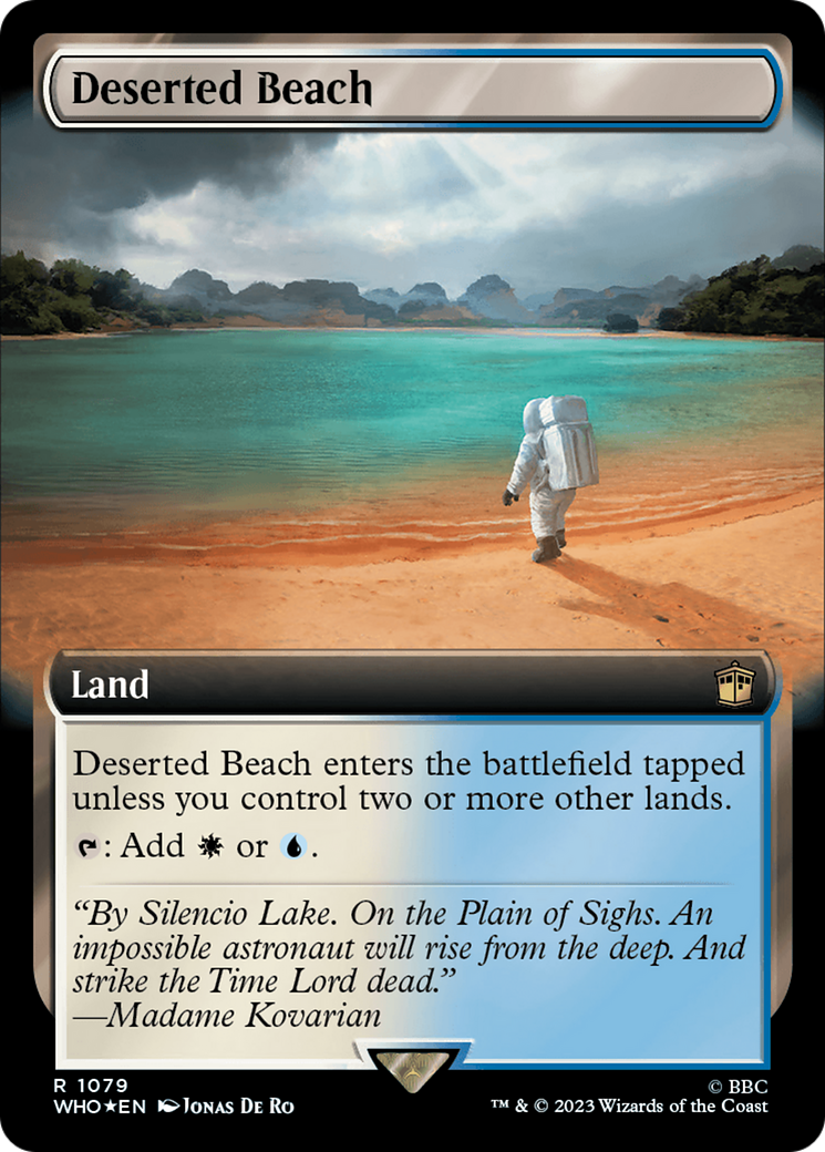 Deserted Beach (Extended Art) (Surge Foil) [Doctor Who] | Game Master's Emporium (The New GME)