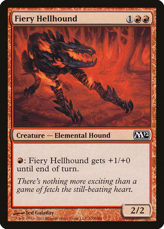 Fiery Hellhound [Magic 2012] | Game Master's Emporium (The New GME)