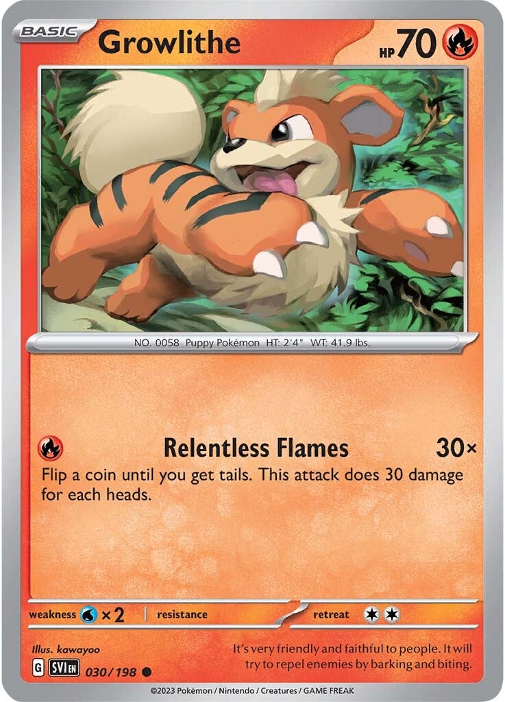 Growlithe (030/198) [Scarlet & Violet: Base Set] | Game Master's Emporium (The New GME)