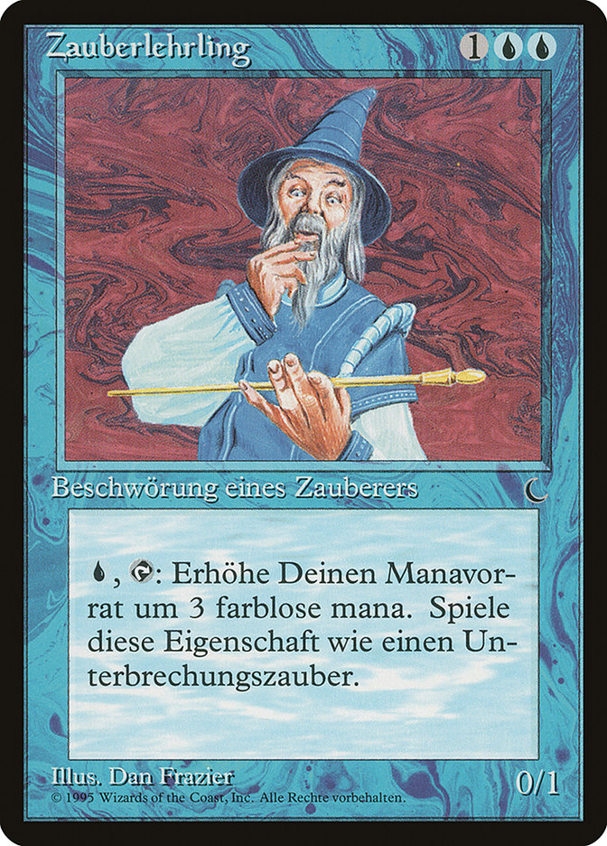 Apprentice Wizard (German) - "Zauberlehrling" [Renaissance] | Game Master's Emporium (The New GME)