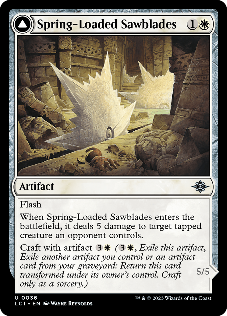 Spring-Loaded Sawblades // Bladewheel Chariot [The Lost Caverns of Ixalan] | Game Master's Emporium (The New GME)