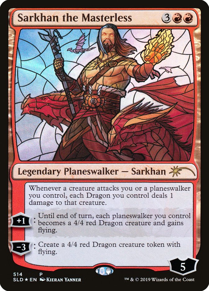 Sarkhan the Masterless (Stained Glass) [Secret Lair Drop Promos] | Game Master's Emporium (The New GME)