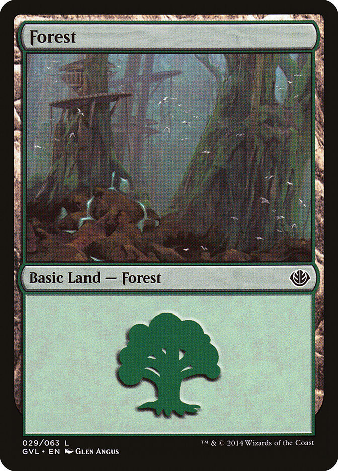 Forest (29) (Garruk vs. Liliana) [Duel Decks Anthology] | Game Master's Emporium (The New GME)