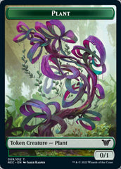 Plant // Treasure Double-Sided Token [Kamigawa: Neon Dynasty Commander Tokens] | Game Master's Emporium (The New GME)