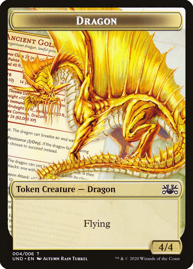 Beeble // Dragon Double-Sided Token [Unsanctioned Tokens] | Game Master's Emporium (The New GME)